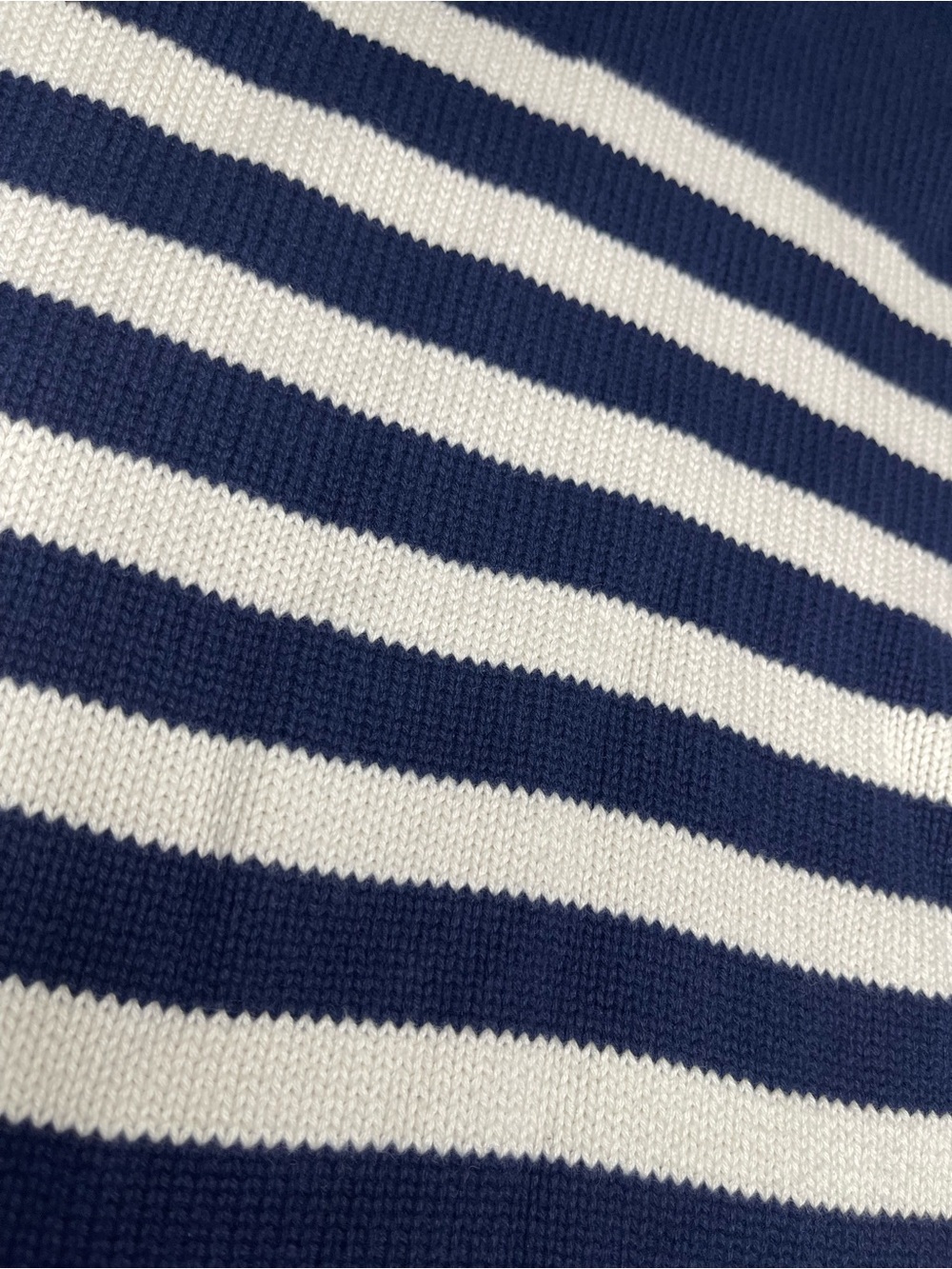 Gap Navy and White Striped Collared Sweater - Picture 11 of 15